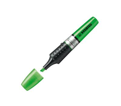 Evidenziatore Luminator - punta a scalpello - tratto 2 - 5 mm - verde - Stabilo - 71/33 - 4006381147118 - DMwebShop
