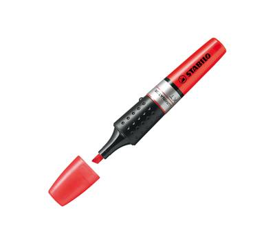 Evidenziatore Luminator - punta a scalpello - tratto 2 -5 mm - rosso - Stabilo - 71/40 - 4006381147125 - DMwebShop