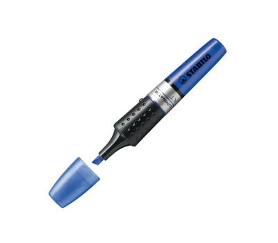 Evidenziatore Luminator - punta a scalpello - tratto da 2 - 5 mm - blu - Stabilo - 71/41 - 4006381147101 - DMwebShop
