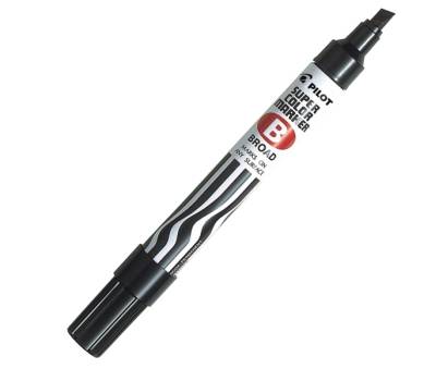 Marcatore Super Color - permanente - punta scalpello - 5 mm - nero - Pilot - 002422 - 4902505087578 - DMwebShop