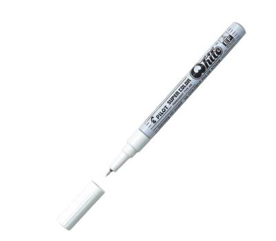 Marcatore a vernice Super Color - punta extra fine - 1 mm - bianco - Pilot - 002725 - 4902505087974 - DMwebShop