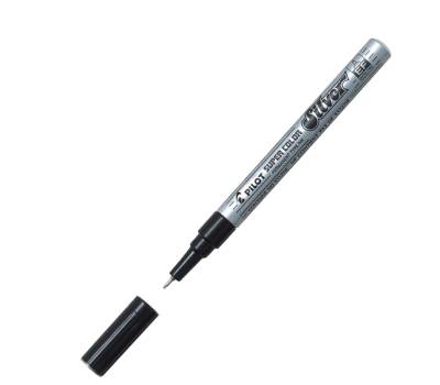Marcatore a vernice Super Color - punta extra fine - 1 mm - argento - Pilot - 002451 - 4902505087950 - DMwebShop