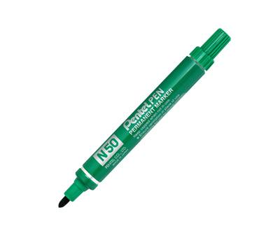 Marcatore permanente N50 - punta tonda - verde - Pentel - N50-D - 3474370750044 - DMwebShop