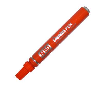 Marcatore permanente N50 - punta tonda - arancio - Pentel - N50-F - 3474370750068 - DMwebShop