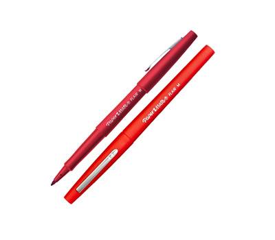 Pennarello Flair Nylon punta feltro - punta 1,1 mm - rosso - conf. 12 pezzi - Papermate - S0190993 - 8008285095133 - DMwebShop