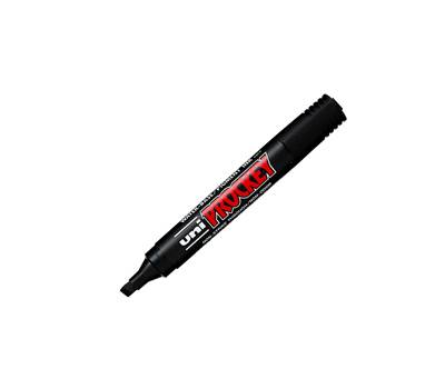 Marcatore Uni Prockey M126 - punta a scalpello 1 - 5,7 mm - nero - Uni Mitsubishi - M 126 N - 4902778917190 - DMwebShop