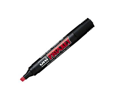 Marcatore Uni Prockey M126 - punta a scalpello da 1 - 5,7 mm - rosso - Uni Mitsubishi - M 126 R - 4902778917213 - DMwebShop