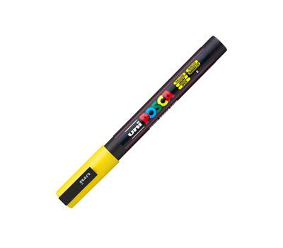 Marcatore a base d'acqua Uni Posca PC3M - punta fine - 0,9 - 1,3 mm - giallo - Uni Mitsubishi - M PC3M G - 8007404080357 - DMwebShop