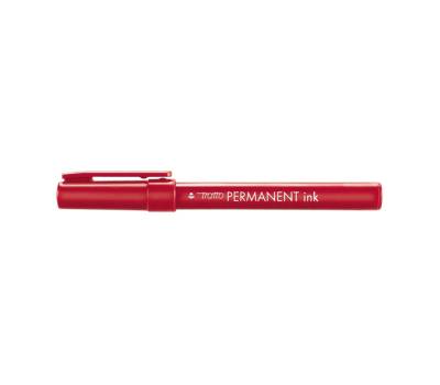 Marcatore Permanent Ink - punta tonda 2 mm - rosso - conf. 12 pezzi - Tratto - 732502 - 8000825732522 - DMwebShop