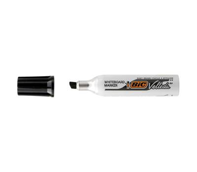 Pennarello Whiteboard Marker Velleda 1781 - punta a scalpello da 3,2 a 5,5 mm - nero - conf. 12 pezzi - Bic - 9402981 - 37763A - DMwebShop
