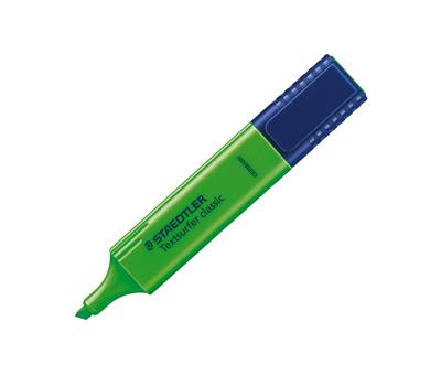 Evidenziatore Textsurfer Classic - punta a scalpello - tratto 1 - 5 mm - verde - conf. 10 pezzi - Staedtler - 364-5 - 4007817304464 - DMwebShop
