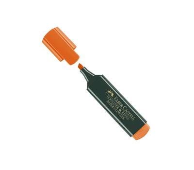 Evidenziatore Textliner 48 - punta di 3 differenti larghezze: 5 - 3 - 1 mm - arancio - Faber Castell - 154815 - 4005401548157 - DMwebShop