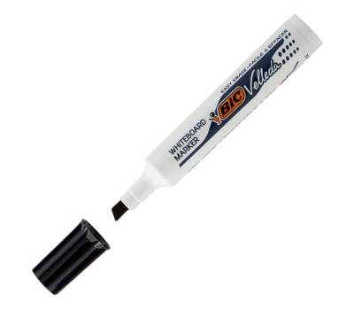 Pennarello Whiteboard Marker Velleda 1791 - punta a scalpello da 3,3 mm a 4,6 mm - nero - conf. 12 pezzi - Bic - 9431931 - 3086121791093 - DMwebShop