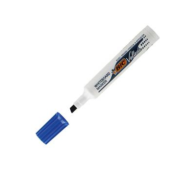 Pennarello Whiteboard Marker Velleda 1791 - punta a scalpello da 3,3 mm a 4,6 mm - blu - conf. 12 pezzi - Bic - 9431941 - 3086121791062 - DMwebShop