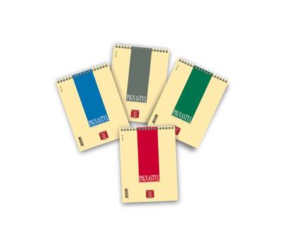 Blocco conf. 10 pezzi - Pignastyl spiralato - 1 rigo - A5 - 80 gr - 60 fogli - Pigna - 02156271R - 8005235434639 - DMwebShop