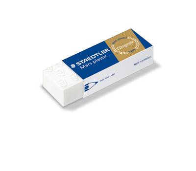 Gomma Mars Plastic - 65 x 23 x 13 mm - bianca - Staedtler - 526-50 - 4007817504598 - DMwebShop