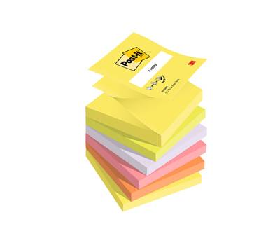 Blocco Super Sticky Z Notes - assortiti neon - R330-NR NEON - 76 x 76 mm - 100 fogli - conf. 6 pezzi - Post-it - 7100296020 - 4064035083694 - DMwebShop