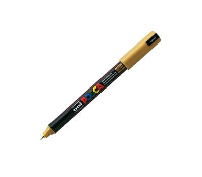 Marcatore a base d'acqua Uni Posca Pen PC1M - punta extra fine - 0,7 mm - oro - Uni Mitsubishi - M PC1MR ORO - 4902778089910 - DMwebShop