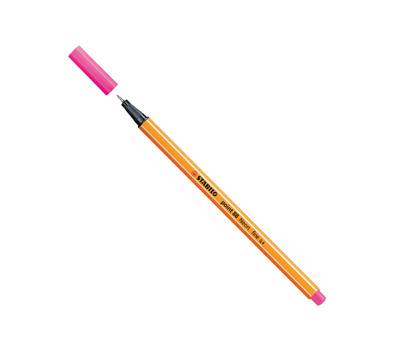 Fineliner Point 88 - tratto 0,4 mm - rosa neon 056 - conf. 10 pezzi - Stabilo - 88/056 - 4006381438582 - DMwebShop
