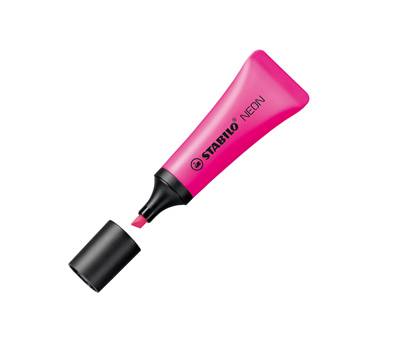 Evidenziatore Neon - punta a scalpello - tratto 2 - 5 mm - colore fucsia - conf. 10 pezzi - Stabilo - 72/56 - 4006381401166 - DMwebShop