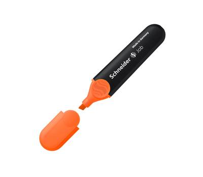 Evidenziatore Job - punta a scalpello - tratto da 1 - 5 mm - colore arancio - conf. 10 pezzi - Schneider - P001506 - 4004675015068 - DMwebShop