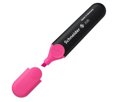 Evidenziatore Job - punta a scalpello - tratto da 1 - 5 mm - colore rosa - conf. 10 pezzi - Schneider - P001509 - 4004675015099 - DMwebShop
