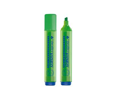 Evidenziatore Video - punta a scalpello - tratto da 1 - 5 mm - verde - conf. 12 pezzi - Tratto - 830202 - 8000825830426 - DMwebShop