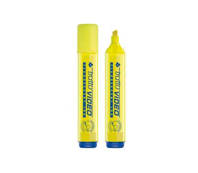 Evidenziatore Giallo Video punta scalpello tratto 1-5mm giallo Tratto 830201 - 2810