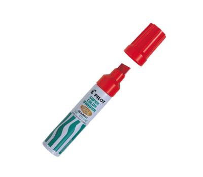 Marcatore Super Color permanente punta maxi da 12,5 mm rosso - 6855