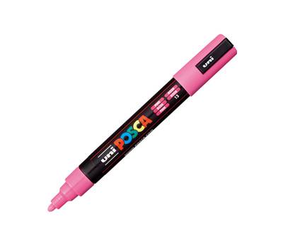 Marcatore a base d acqua Uni Posca PC5M punta tonda media 1,8,2 - 5 mm rosa Uni Mitsubishi - 6535