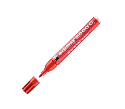 Marcatore permanente 2000C punta conica da 1,5 a 3 mm rosso - 4476