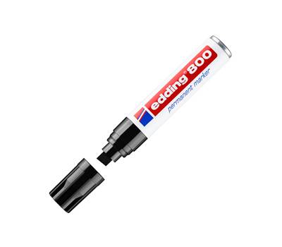 Marcatore permanente 800 punta scalpello da 4 a 12 mm nero - 4478