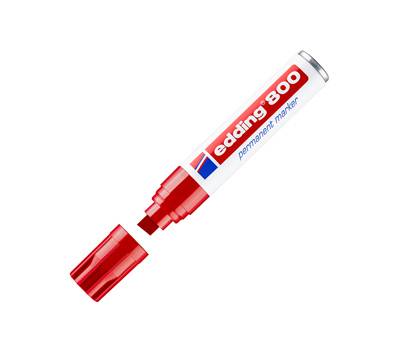 Marcatore permanente 800 punta scalpello da 4 a 12 mm rosso - 6243