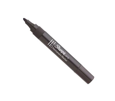 Marcatore permanente M15 punta conica 2 mm nero - 2657
