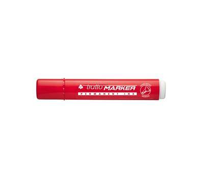 Marcatore permanente Marker punta a scalpello 6,5 mm rosso - 5015