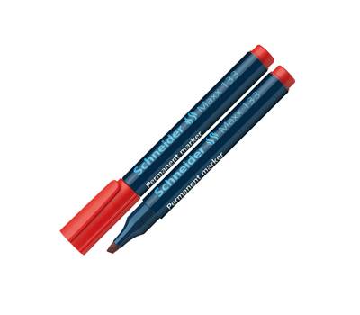 Marcatore permanente Maxx 133 punta a scalpello tratto 1,00,4,00 mm rosso - 4300