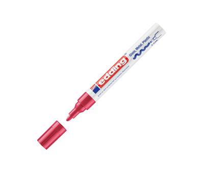 Marcatore permanente a vernice 750 punta tonda da 2 a 4 mm rosso - 4430