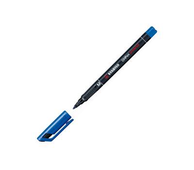 Pennarello OHPen universal permanente 843 punta media 1 mm blu - 4442