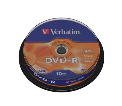 Scatola 10 DVD-R - serigrafato - 4,7 Gb - Verbatim - 43523 - 23942435235 - DMwebShop