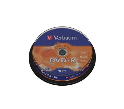 Scatola 25 DVD-R - serigrafato - 4,7 Gb - Verbatim - 43522 - 23942435228 - DMwebShop