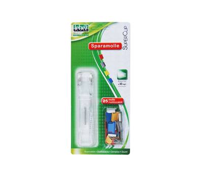 Sparamolle Supaclip - 25 mollette incluse - misure assortite - colori assortiti - Lebez - 1060 - 8007509010600 - DMwebShop