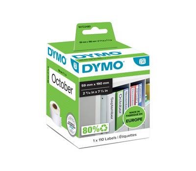 Rotolo 110 etichette LW 990190 - registratore-G - 59 x 190 mm - bianco - Dymo - S0722480 - 5411313990196 - DMwebShop