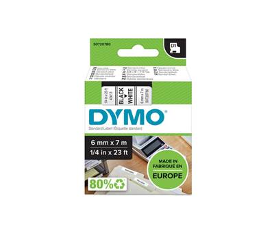 Nastro D1 436130 - 6 mm x 7 mt - nero-bianco - Dymo - S0720780 - 8000000111913 - DMwebShop