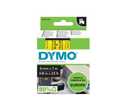 Nastro D1 409180 - 9 mm x 7 mt - nero-giallo - Dymo - S0720730 - 5411313409186 - DMwebShop