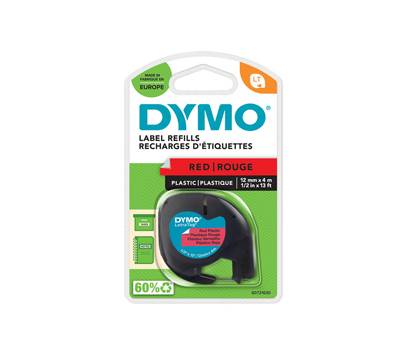 Nastro Letratag 912030 - in plastica - 12 mm x 4 mt - rosso - Dymo - S0721630 - 5411313912037 - DMwebShop Nastro Letratag 912030 - in plastica - 12 mm x 4 mt - rosso - Dymo - S0721630 - 5411313912037 - DMwebShop