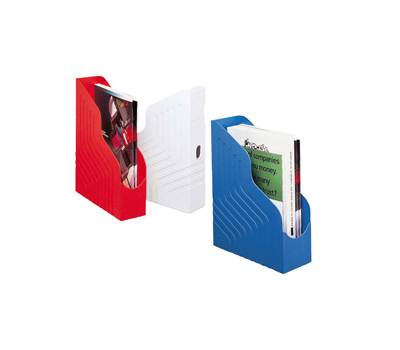 Portariviste Magazine Rack - 25 x 32 cm - dorso 8 cm - blu - Rexel - 00045004 - 5023084161677 - DMwebShop