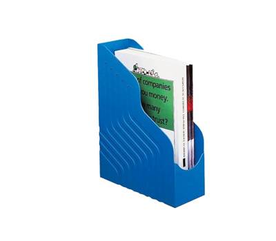 Portariviste Magazine Rack Jumbo - 25 x 32 cm - dorso 10 cm - blu - Rexel - 00049104 - 5018009100886 - DMwebShop