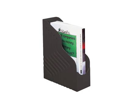 Portariviste Magazine Rack Jumbo - 25 x 32 cm - dorso 10 cm - nero - Rexel - 00049110 - 5018009100947 - DMwebShop