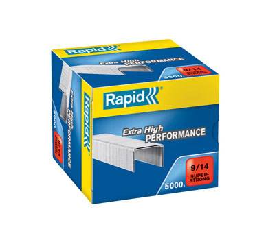 Punti Super Strong alti spessori - 9/14 - acciaio zincato metallo - conf. 5000 pezzi - Rapid - 24871500 - 7313468715007 - DMwebShop