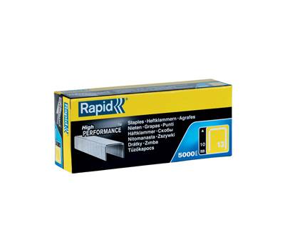 Punti galvanizzati - 13/10 - 10 mm - metallo - conf. 5000 pezzi - Rapid - 11840600 - 7313469013089 - DMwebShop